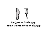 I'm just a little guy that wants to be a big guy cover
