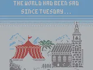 The world had been sad since Tuesday cover