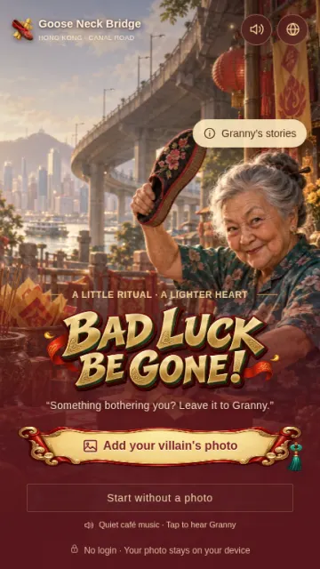 Bad Luck Be Gone cover
